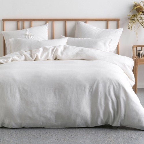 Washed Linen King Quilt Cover Set